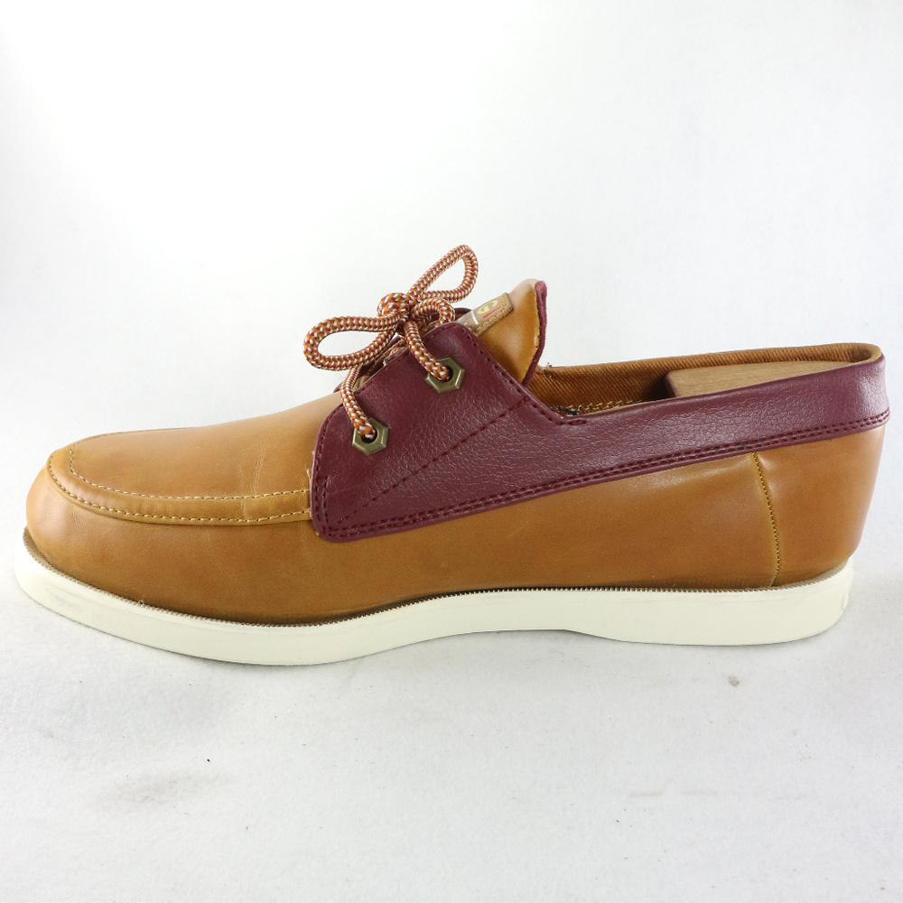 Vintage COOGI 2-Tone Leather 2-eye Boat Shoes - Picture 6 of 8